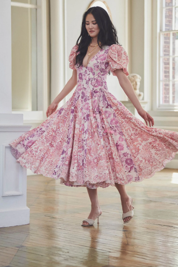 Hemant & Nandita Midi Wrap Dress – Kuro