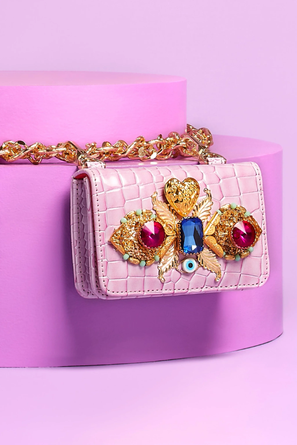 Papa Don't Preach Frosted Chain-link Belt Bag – Kuro Clothing India