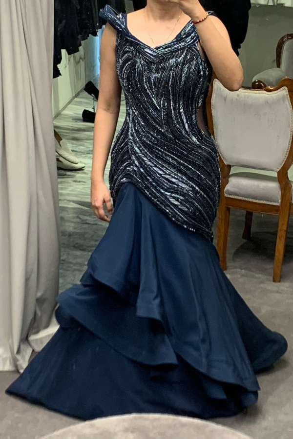 Gaurav Gupta blue sculpted gown – Kuro