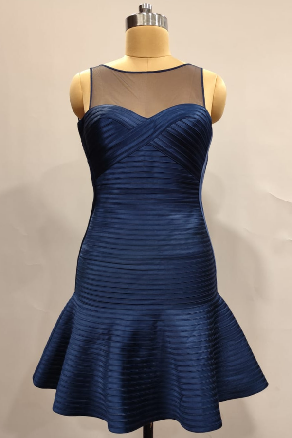 ash blue dresses BCBG maxazria Blue Dress – Kuro