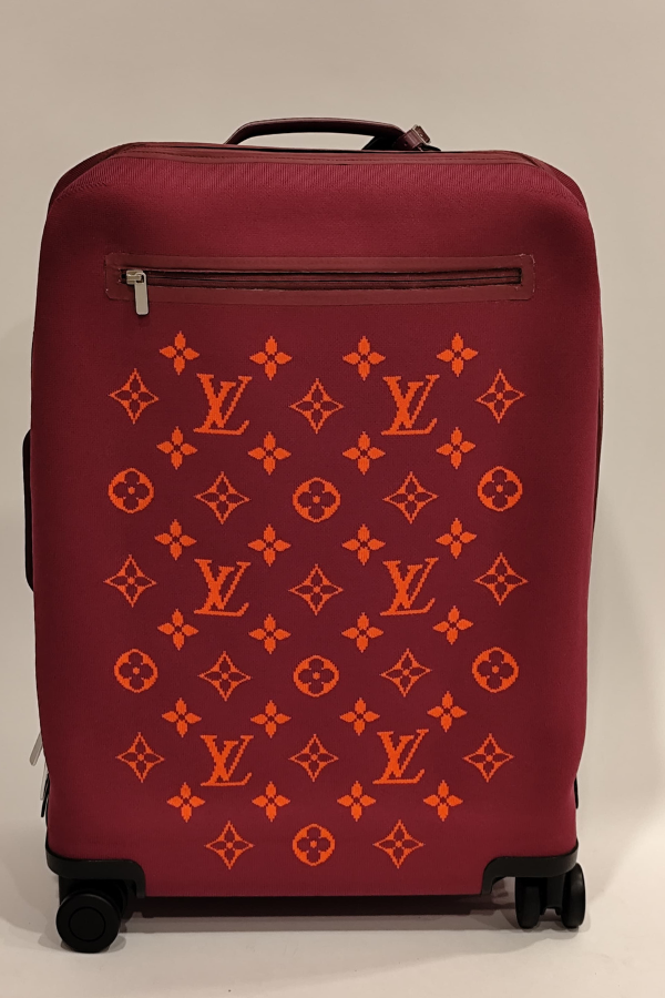 Louis Vuitton Jacquard Knit Monogram Soft Horizon 55 Luggage