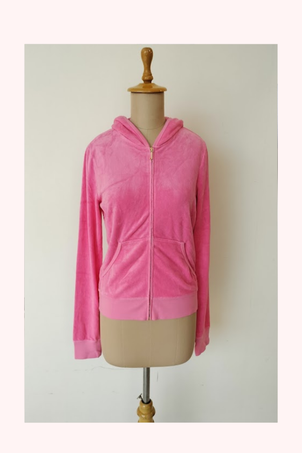 Juicy Couture Pink Zip-Up Hoodie – Kuro