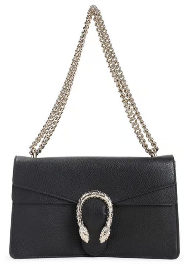 GUCCI バッグ Gucci Black Dionysus Medium Shoulder Bag – Kuro Clothing India