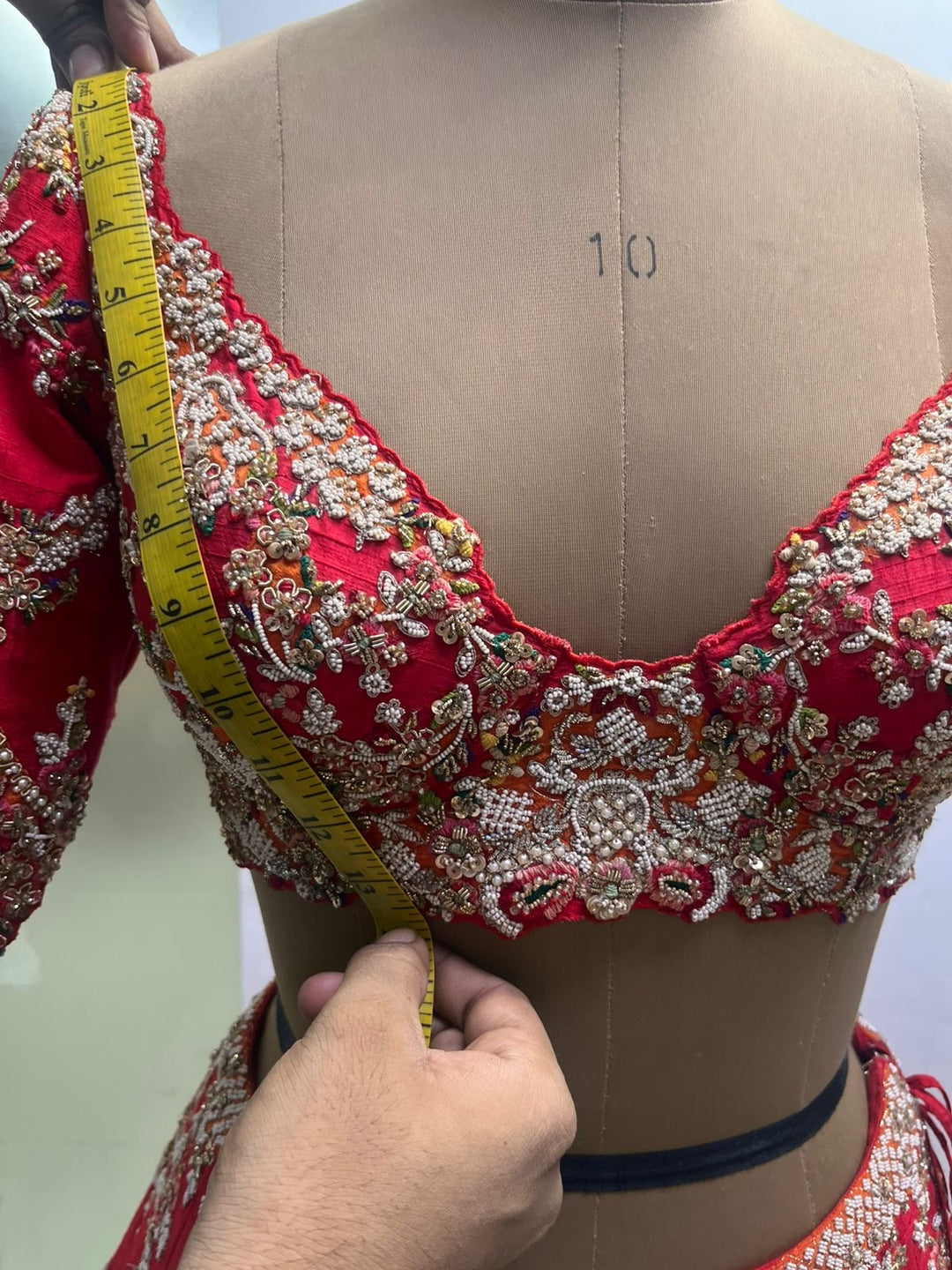 Dolly J Regal Red Dolly J Bridal Lehenga