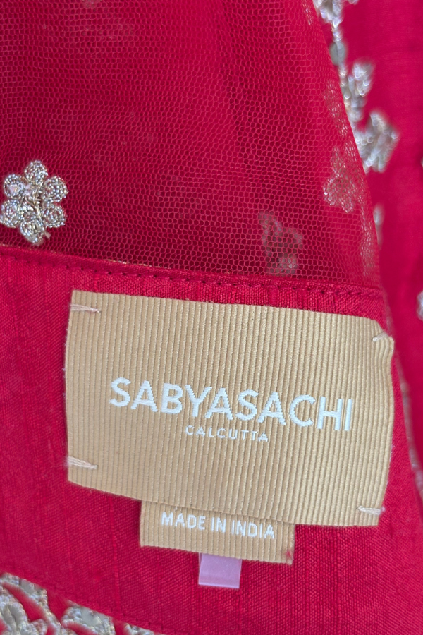 Red Zardosi Bridal Lehenga set