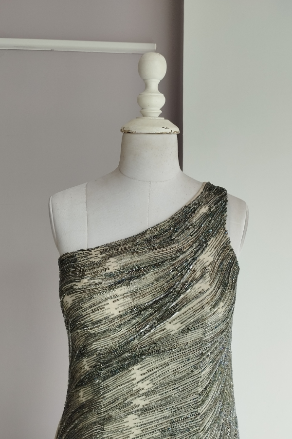 Gaurav Gupta Green sculpted gown