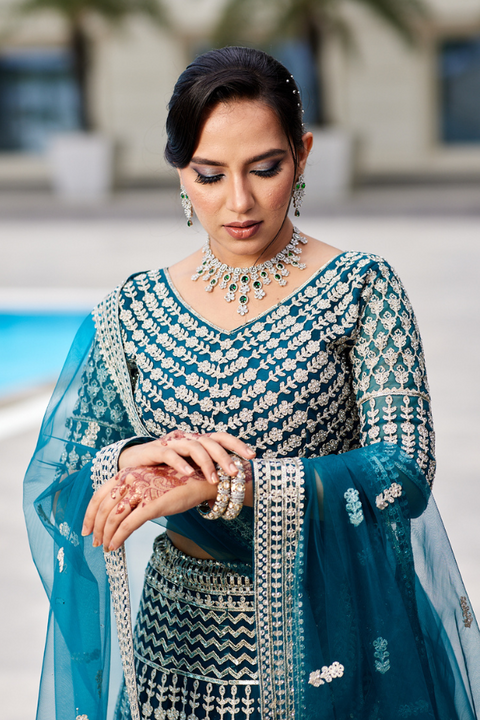 Buy Indian Ethnic Jewellery Set, Silver Plated Necklace Earrings Maang  Tikka Set, Pakistani Jewelry, Wedding Jewelry Set, Bridal Jewellery Set  Online in India - Etsy