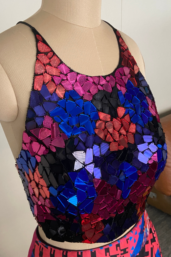 Prism Multicolour lehenga set