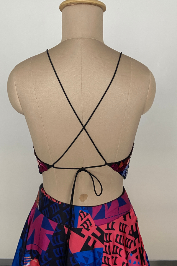 Prism Multicolour lehenga set