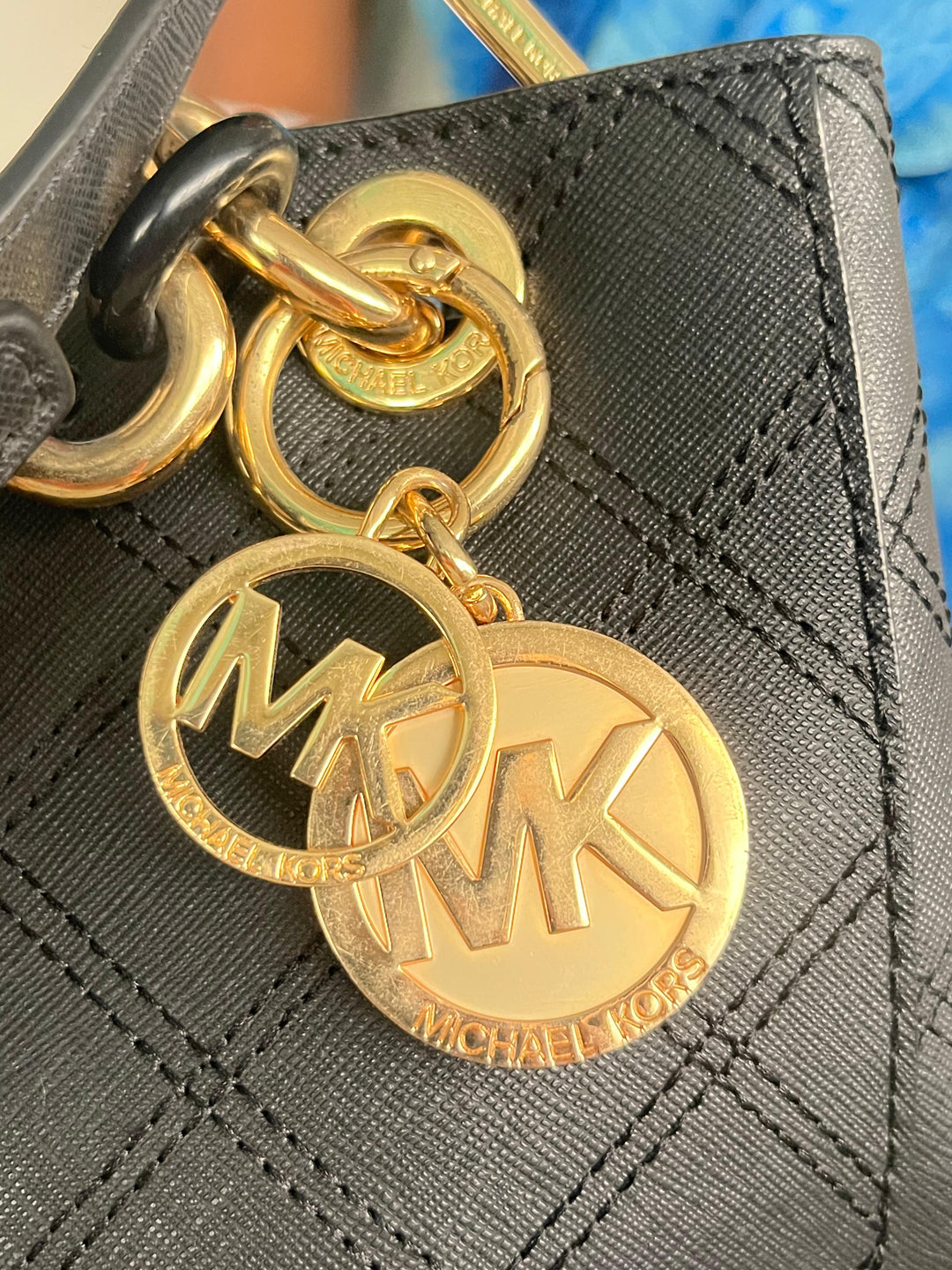 Michael Kors Cynthia Cross Stitch Tote
