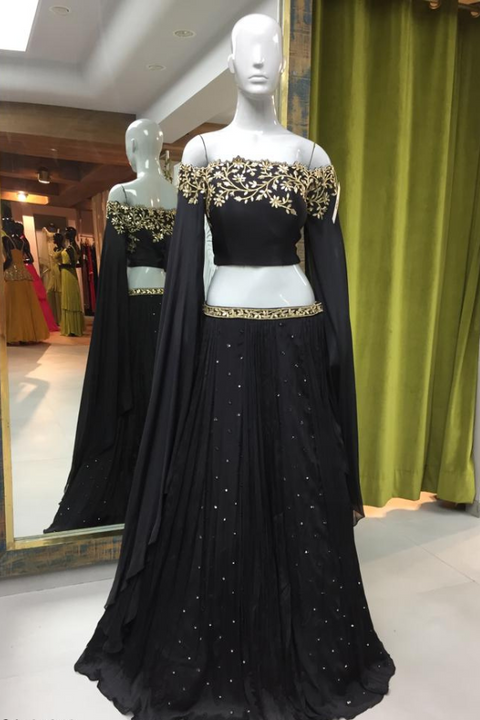 Buy Kalighata Peach Net Embroidered Off Shoulder Lehenga Set Online | Aza  Fashio… | Fashionable saree blouse designs, Off shoulder lehenga, Designer  blouse patterns
