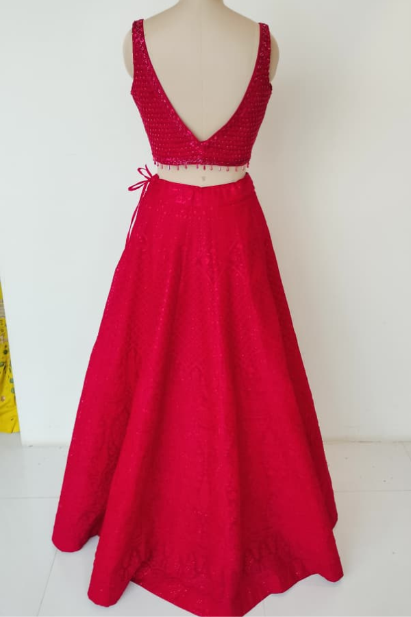 Red Shagun Lehenga set