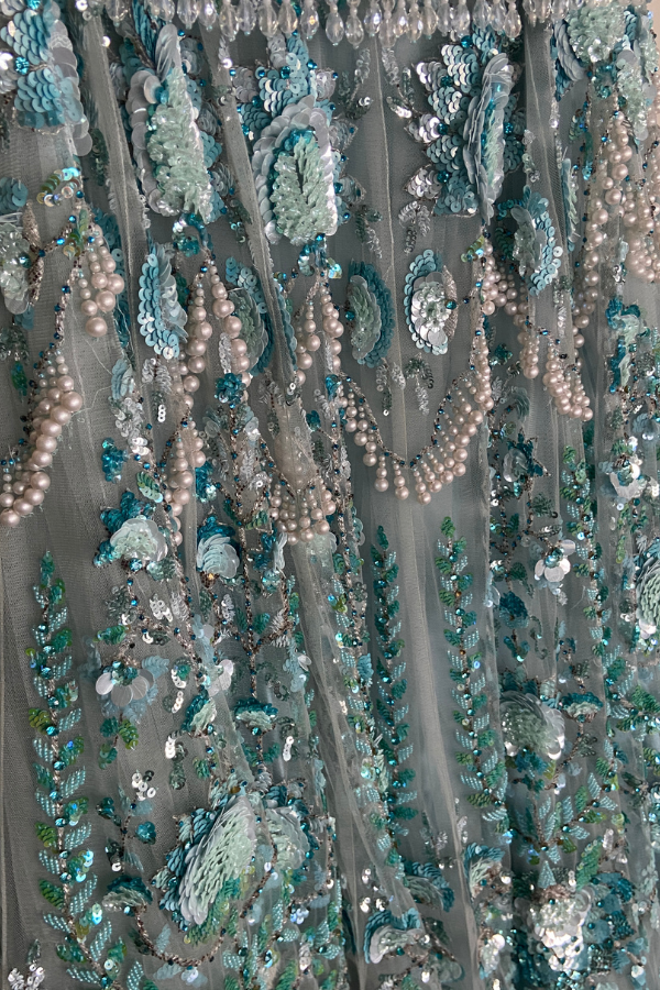 Azure Sequin lehenga set