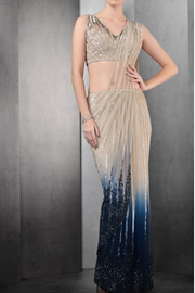 Embellished Saree gown