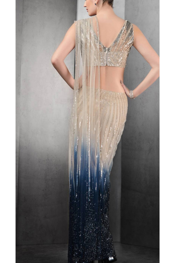 Embellished Saree gown