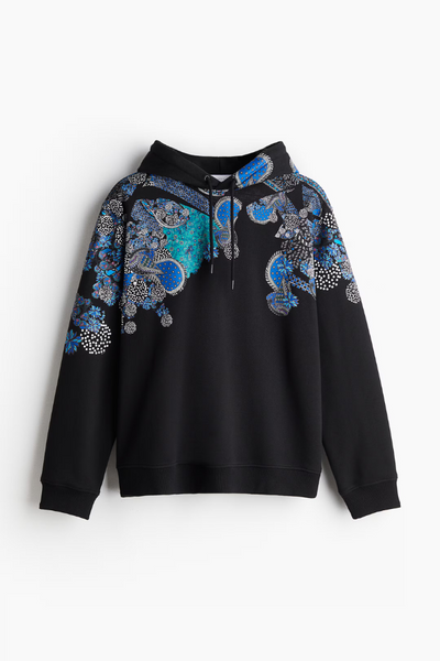 Anamika Khanna H&M Abstract-print cotton hoodie