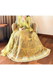 Ritu Kumar yellow embroidered lehenga