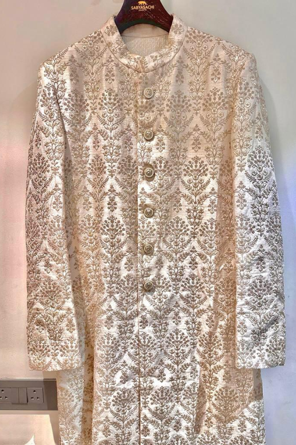 Sabyasachi mens 2025 sherwani price