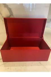 Red Sabyasachi lehenga box