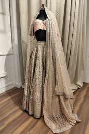 Sabyasachi pink embroidered lehenga