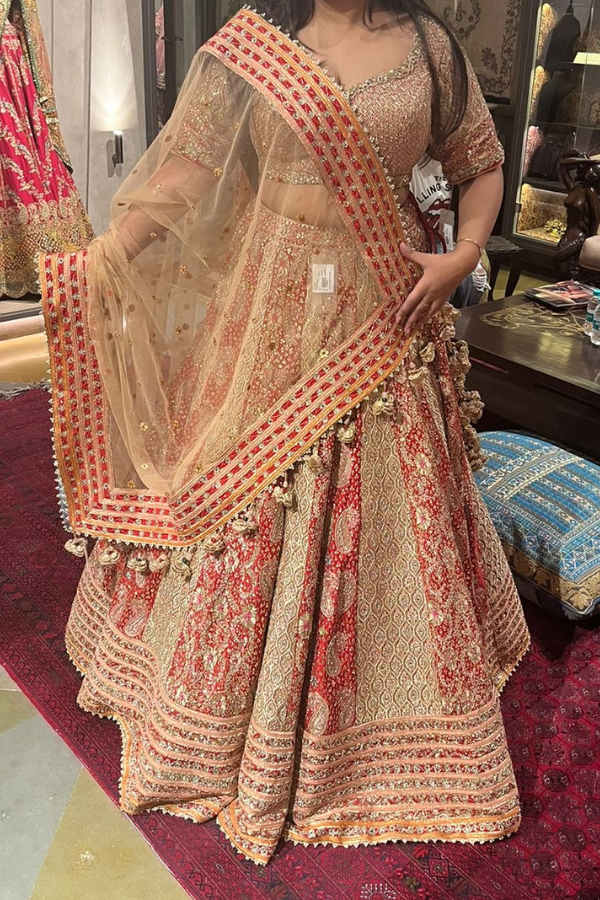 Rimple & Harpreet Embroidered lehenga