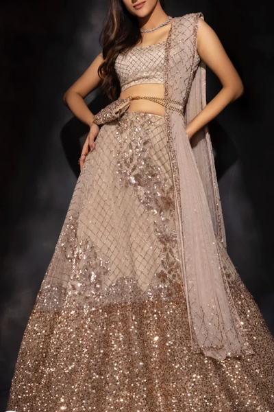 Surabhi Chopra embellished lehenga set