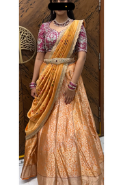 Jayanti Reddy orange & pink lehenga