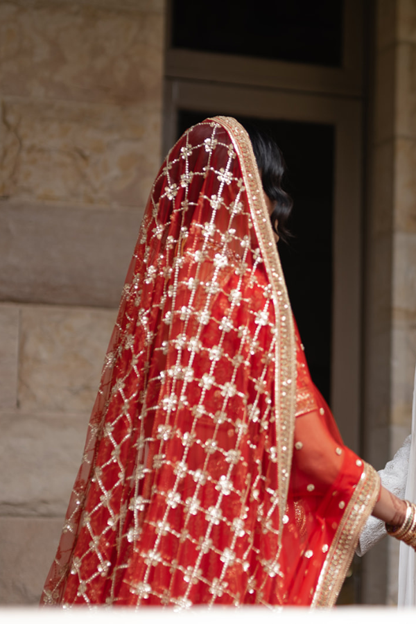 Sabyasachi red embroidered lehenga