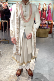 Qbik Ivory Sherwani set