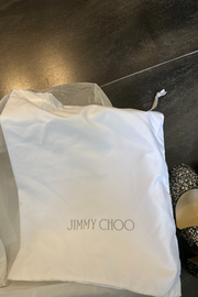 Jimmy Choo Glitter Block heels
