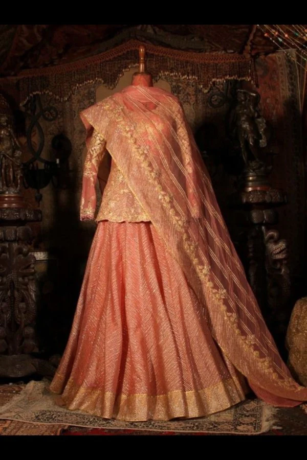 RAH dust pink embroidered lehenga