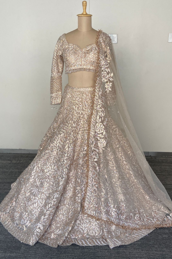 Rose Gold Lehenga set