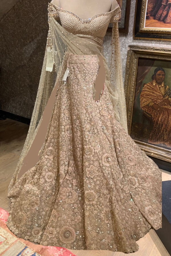 Radhika Merchant's Magnificent Lehenga by Tarun Tahiliani Resembled 'Temple  Complex' With Embroidered 'Domes', Themed Around 'Valley of Gods' |  India.com