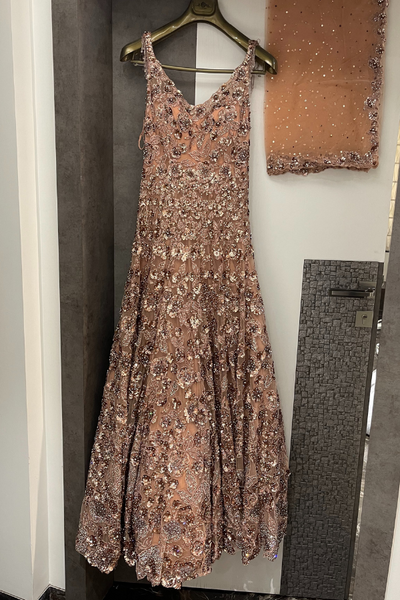 Seema Gujral floral embellished gown