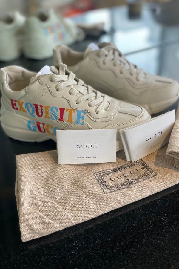 Gucci 2025 logo trainers