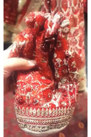 Sabyasachi red bridal lehenga