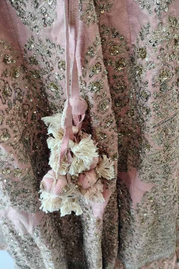 Pastel Rose Zari work lehenga set