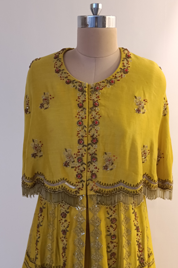 Mustard Yellow lehenga set