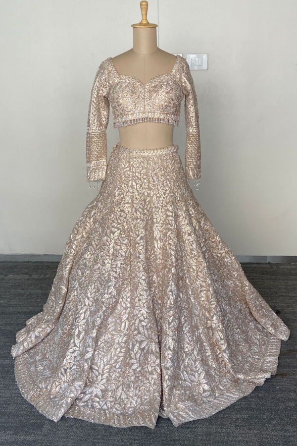 Rose Gold Lehenga set