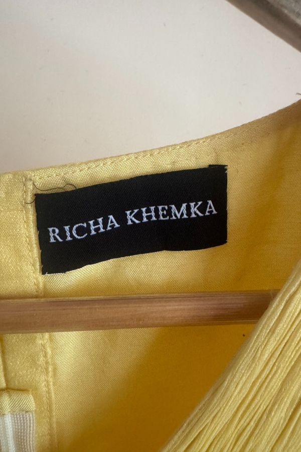 Richa Khemka Yellow Flared Pant Set