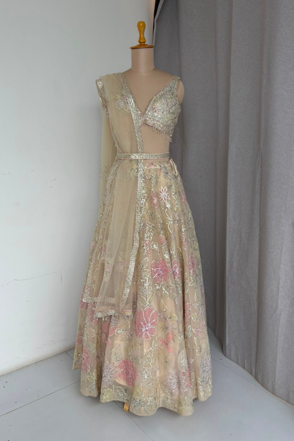Floral Embellished Lehenga