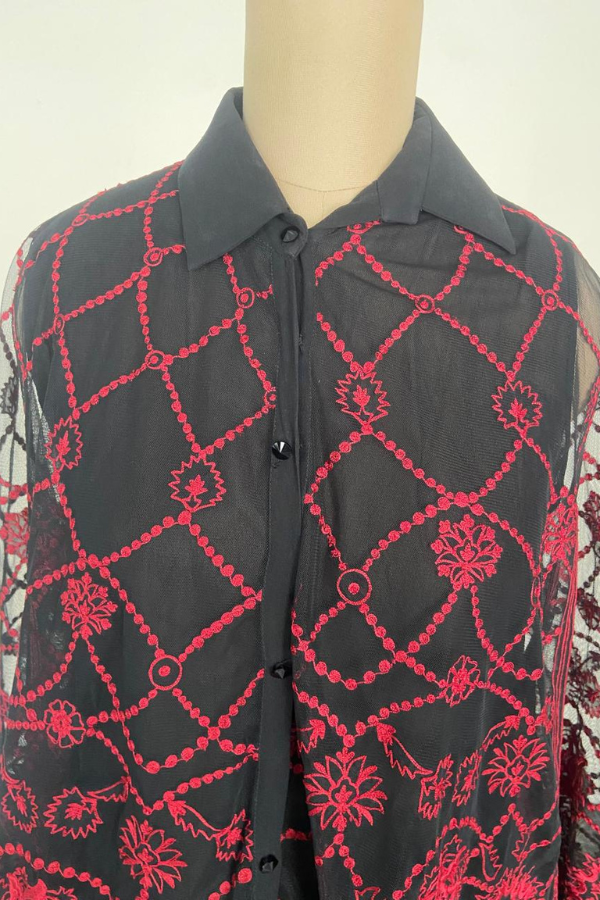 Tarun tahiliani cape shirt
