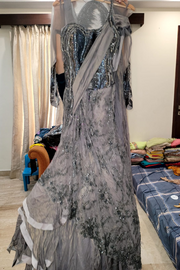Gaurav Gupta draped saree gown