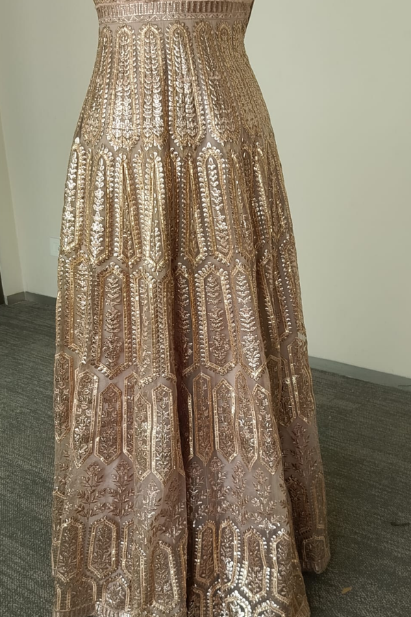 POONAM AND PRIYANKA GOLDEN GOWN