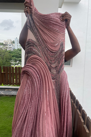 Gaurav Gupta rose sculpted gown