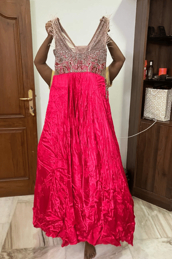 Dolly J Pink cocktail gown