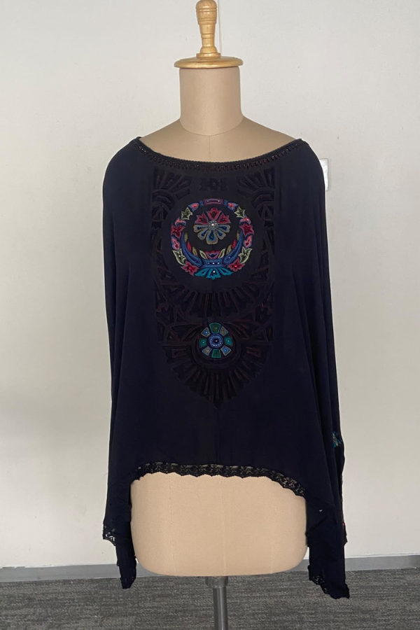 Tarun Tahiliani Embroidered kaftan top