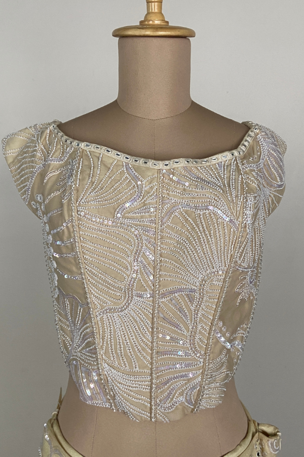 Sequin Corset Sharara set