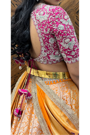 Jayanti Reddy orange & pink lehenga