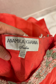 Anamika Khanna red skirt set